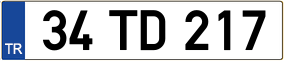 Truck License Plate